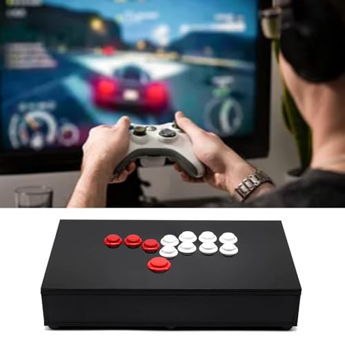 Metal Shell Arcade Joystick Fight Stick Controller For PC Gaming Accessories Game Handle Gift For Friend Gamepad Black Arcade USB