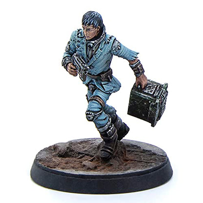 Modiphius Fallout Wasteland Warfare: Survivors: Reilly's Rangers - 5 Miniatures, 32mm Unpainted Resin Figures, Capital Wave RPG - style: Reilly's Rangers