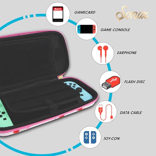 Sonix Carrying Case for Nintendo Switch 1, Protective Travel Case | Coquette Cherries - color: Coquette Cherries
