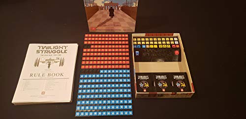 Insert / Box Organizer with Player Trays for Twilight Struggle