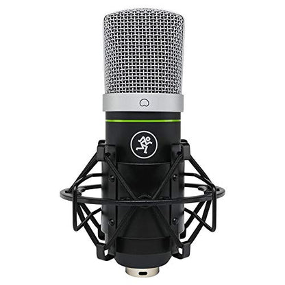Mackie EM-Series, Large Diaphragm USB Condenser Microphone with Headphone Output and Mute (EM-91CU+), Black - size: USB, style: Large Diaphragm Condenser Plus