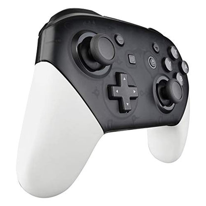 eXtremeRate White Replacement Handle Grips for Nintendo Switch Pro Controller, DIY Custom Hand Grip Shell for Nintendo Switch Pro - Controller NOT Included - color: White