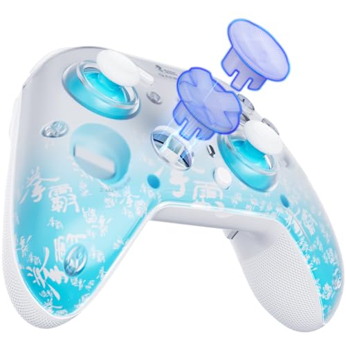 Qanba Phantom Multi-Mode Smart Wireless Controller for Windows PC and Android and iOS and TV，PC Controller With Hall-Effect Joysticks，Tri-Mode Connection (2.4G/Bluetooth/Wired), 1000Hz Polling Rate, Dual Vibration Motors, 6-Axis Gyro, Programmable Back Bu