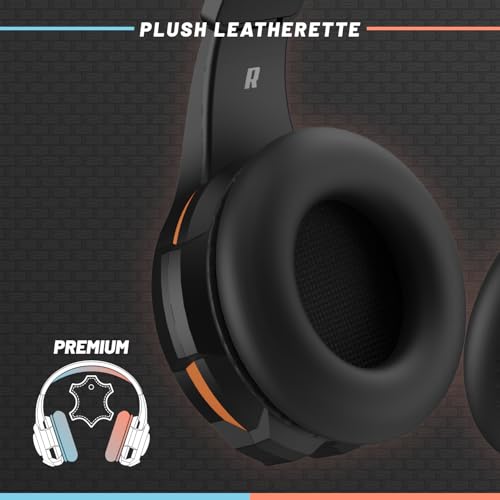 Armor 3 SoundTac Wired Universal Gaming Headset with Inline Volume Control | Compatible with Switch 2/Switch/Xbox Series X|S, PS5/PS4/PC with Clear Stereo Sound, 4 ft. Cable- Blue&Orange - color: Blue-Orange