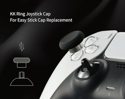GuliKit TMR Joystick Replacement Module for Switch Pro Controller | Magnetic Analog Stick Drift Fix Accessories with Thumbstick Cap Kit,Repair Soldering Required - color: NS51-Switch Pro-Black