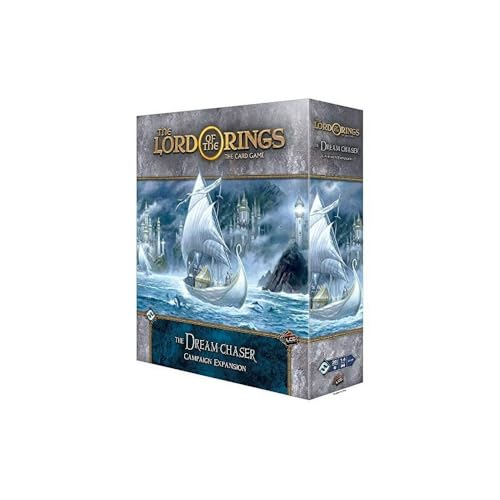 The Lord of the Rings The Card Game The Dream-chaser CAMPAIGN EXPANSION - Cooperative Adventure Game, Strategy Game, Ages 14+, 1-4 Players, 30-120 Min Playtime, Made by Fantasy Flight Games