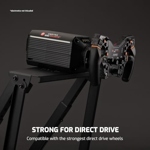 Next Level Racing F-GT Racing Simulator Cockpit. Formula and GT racing simulator cockpit compatible with Thrustmaster, Fanatec, Moza Racing on PC, Xbox and PS
