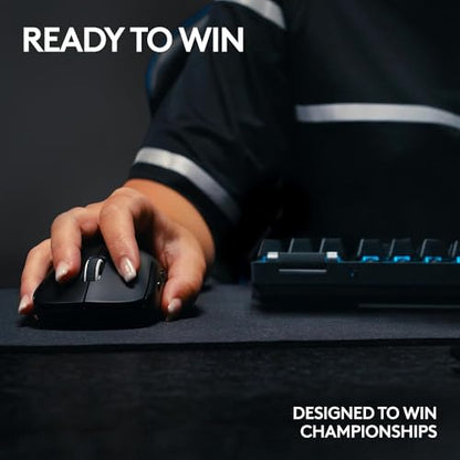 Logitech G PRO X TKL Lightspeed Wireless Gaming Keyboard (Tactile) - Black | Lightspeed wireless, Ultra-Portable Tenkeyless Design, LIGHTSYNC RGB, PBT keycaps, Tactile Switches - color: Black, size: TKL - Wireless, style: Tactile