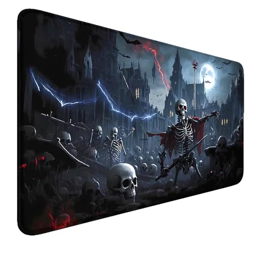 MTG Playmat Stitched Edges, MTG Mat 24 x 14 inches for MTG DTCG CCG RPG Trading Card Inked Game TCG Playmats Smooth Rubber Surface Battle - color: Pattern15