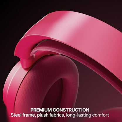 SteelSeries Arctis Nova 7X Wireless Gen 2 Gaming Headset - Real-Time App Control, 50+ HR Play, Neodymium Drivers, Mix 2.4GHz/Bluetooth, Xbox, PC, PS5/PS4, Switch 1/2, Mobile - Magenta - color: Magenta, style: Xbox | PC