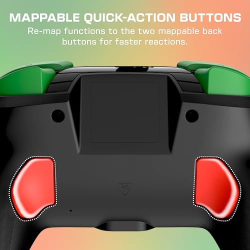 Turtle Beach Rematch Wireless Controller Donkey Kong Nintendo Switch 2 | Nintendo Switch Lite, OLED, Image Shifting Design, Rechargeable 40-Hr Battery, 2 Mappable Back Buttons, Donkey Kong - color: Donkey Kong Reveal