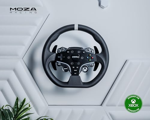 MOZA Gaming Steering Wheel, Racing Driving Wheel designed for Xbox Series/PC, officially Licensed by Microsoft