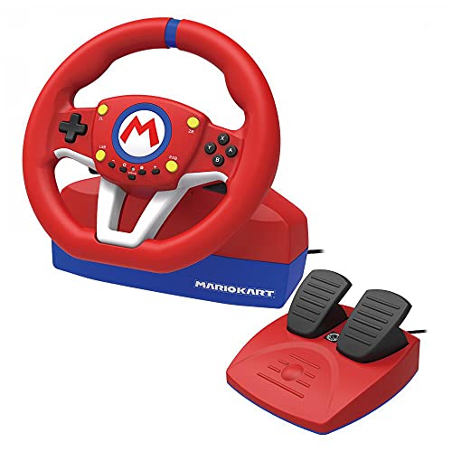 Hori Nintendo Switch Mario Kart Racing Wheel Pro Mini By - Officially Licensed By Nintendo - style: Mario Kart