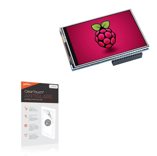 BoxWave Screen Protector Compatible with Hosyond 3.5 inch RPi Display (3.5 in) - ClearTouch Anti-Glare (2-Pack), Anti-Fingerprint Matte Film Skin