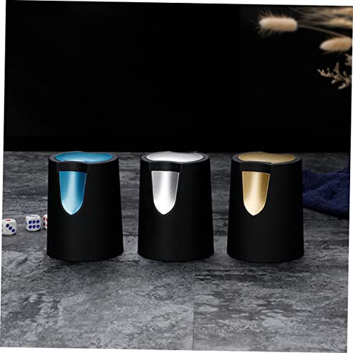 Kisangel 1pc Plastic Dice Cup Lid Portable Dice Storage Container for Ktv Bar for Family Gatherings Fashionable Design Easy to Clean and Space-Saving