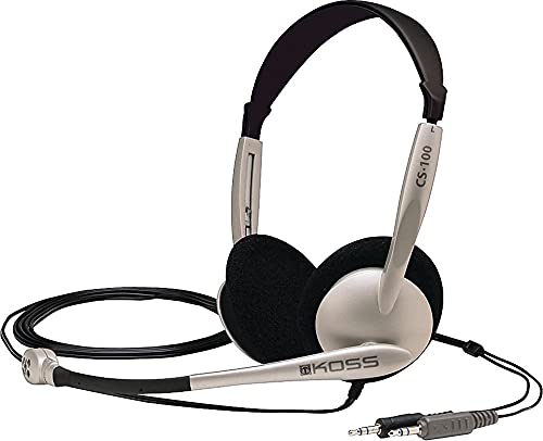 Koss CS100 Speech Recognition Computer Headset, Silver and Black - style: 3.5mm Plug