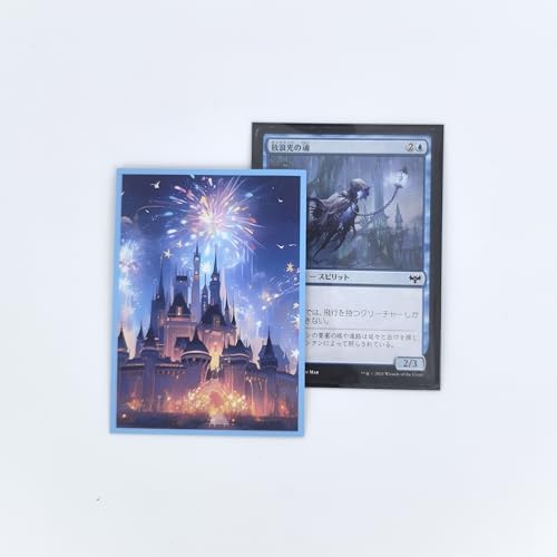 Card Sleeves Compatible Lorcana, 100 Count Matte Finish Size 2.6 x 3.6 in, Acid-Free & PVC-Free Premium Protection for Lorcana TCG Cards