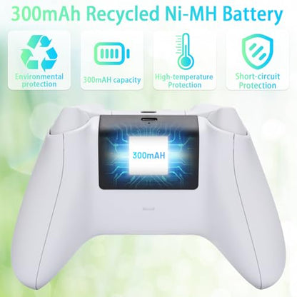 Upgraded 800 mAh Rechargeable Controller Battery Pack for Xbox Series S/X with USB C Charging Cable and LED Indicator - 1 Pack