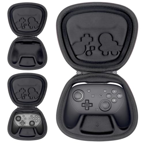 sisma Carrying Case Compatible with Nintendo Switch 2 Pro Controller, Hard Shell Original Switch Controller Protection Portable Travel Protective Case, Black - color: Black