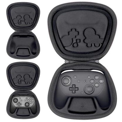 sisma Carrying Case Compatible with Nintendo Switch 2 Pro Controller, Hard Shell Original Switch Controller Protection Portable Travel Protective Case, Black - color: Black