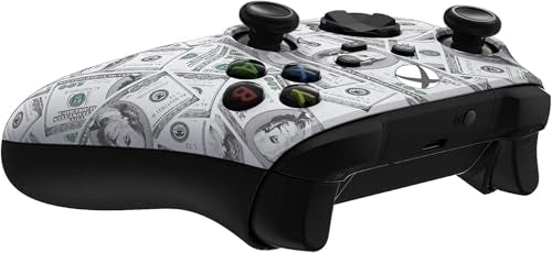 Custom Controllerzz Wireless Controller for Microsoft Xbox Series X/S & Xbox One - Custom Soft Touch Feel - Custom Xbox Series X/S Controller (X/S Money) - color: X/S Money