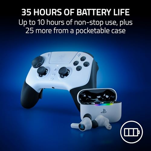 Razer Hammerhead V3 X Wireless Multi‐Platform Gaming Earbuds, PS Edition - style: PlayStation Edition