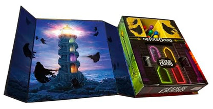 Happy Camper - The Four Doors | Cooperative Game by Pandemic and Forbidden Island Creator | Perfect for Solo Play, Two Players, and Small Groups | Portable Adventure Game