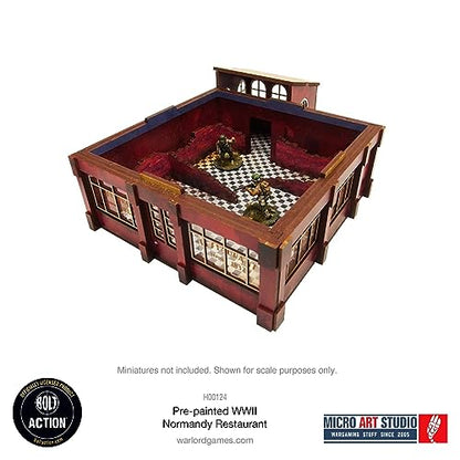 WW2 Normandy Restaurant HDF Prepainted Terrain