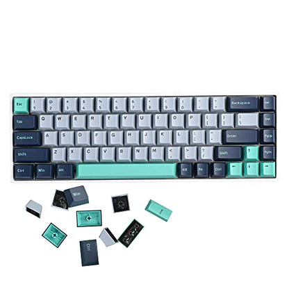 171 Keys PBT Custom Gaming Keycaps Double Shot Cherry Profile for ANSI US Layout 60% 65% 75% Mechanical Keyboard(Hammerhead Shark) - color: Hammerhead shark
