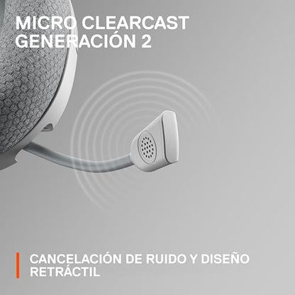 SteelSeries Arctis Nova 1P Multi-System Gaming Headset — Hi-Fi Drivers — 360° Spatial Audio — Comfort Design — Durable — Lightweight — Noise-Cancelling Mic — PS5/PS4, PC, Xbox, Switch - White - color: White