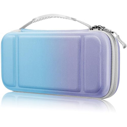 FINTIE Shockproof Carrying Case for Nintendo Switch Lite 2019 | Hard Shell Protective Cover, Portable Travel Storage Bag, Game Card / Micro SD Card Slots, Inner Pocket, Evening Ombre - color: evening ombre