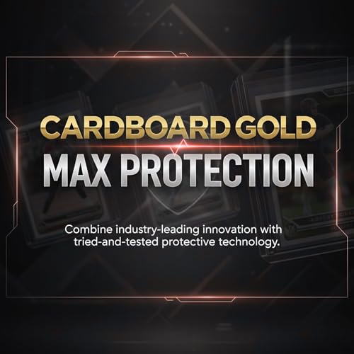 Cardboard Gold Toploader Sleeves - Ultimate Protection Resealable Snug Fit Top Loader Sleeves - Acid Free Archival Safe - Holds Toploaders Securely (140pt-190pt Sleeves, 50 Toploader Sleeves) - size: 50 Toploader Sleeves, style: 140pt-190pt Sleeves