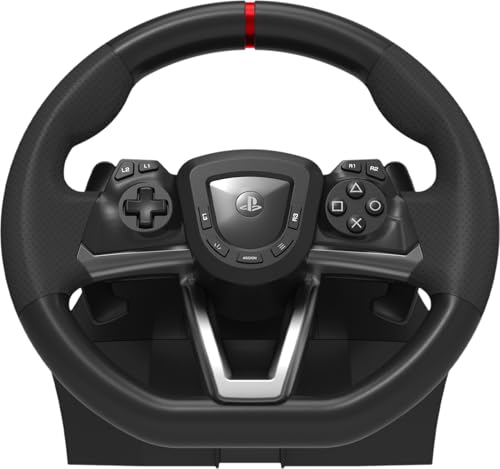 HORI Racing Wheel Apex for Playstation 5, PlayStation 4 and PC - Officially Licensed by Sony - Compatible with Gran Turismo 7