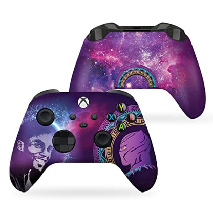 DreamController Blacckk Panther Custom X-box Controller Wireless compatible with X-box One/Series X/S Proudly Customized in USA with Permanent HYDRO-DIP Printing(NOT JUST A SKIN) (MODDED) - color: Blacck Panther, size: Modded - Front & Back Print