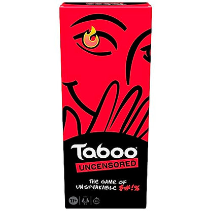 Hasbro Gaming Taboo Uncensored Board Game for Adults Only | Ages 17+ | 4+ Players | 20 Mins. Avg. | Hilarious NSFW Party Games for Adults