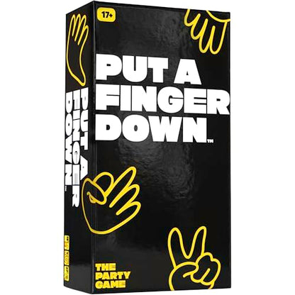 Put A Finger Down Party Card Game for Groups and Game Night | Party gameplay, Conversation starter, Group activity, Quick setup, Ages 14+, Social game night