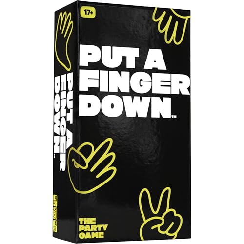 Put A Finger Down Party Card Game for Groups and Game Night | Party gameplay, Conversation starter, Group activity, Quick setup, Ages 14+, Social game night