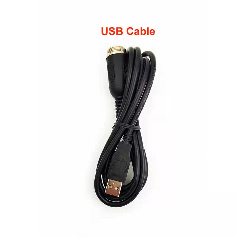 PALUMMA 유선 컨트롤러 USB Breakaway Cable Cord for TH8A Thrustmaster 핸드브레이크 연결 케이블 TSS 핸드브레이크 신호 케이블 PC 게임패드 컨트롤러 어댑터(USB)용 - size: usb