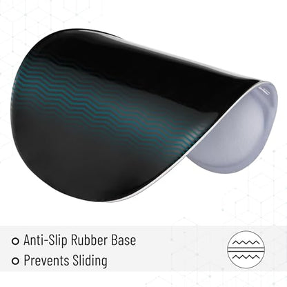 Mr. Pen- Ergonomic Mouse Pad with Wrist Rest | Light Gray Breathable Fabric with Memory Foam Cushion, Non-Slip Rubber Base, Gel Mouse Pad with Wrist Support - color: Light Gray