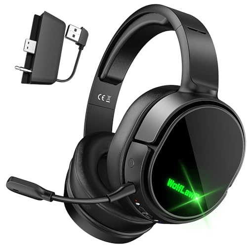 X1 40H Wireless Gaming Headset with Mic for Xbox Series X|S Xbox One PS5 PC | 2.4GHz Low Latency Headphones, Bluetooth, 3D Surround Sound, Noise Canceling Mic