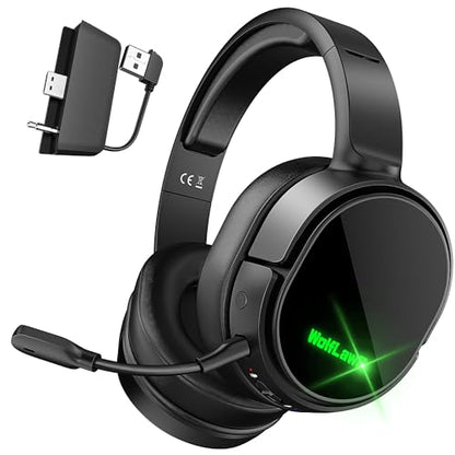 X1 40H Wireless Gaming Headset with Mic for Xbox Series X|S Xbox One PS5 PC | 2.4GHz Low Latency Headphones, Bluetooth, 3D Surround Sound, Noise Canceling Mic