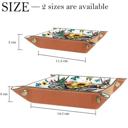 Deer Butterflies Sunflowers Dice Tray Dice Rolling Tray Folding Dice Holder for Dice Games, Like RPG, DND and Other Table Games - color: Multi 5