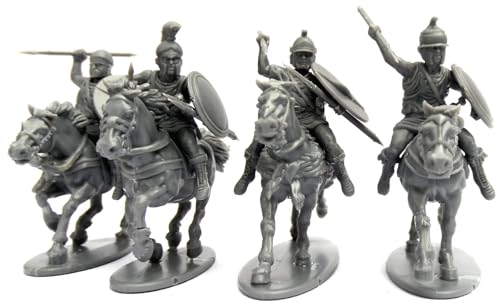 Wargames Delivered - Victrix Greek Light Cavalry Set with Bonus Miniature STL Download - 12 Detailed 28mm Miniatures with Javelins, Shields, and Head Options for Ancient Wargaming Historical Dioramas