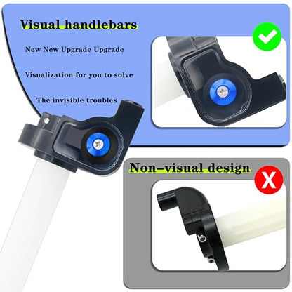 22mm 7/8" Throttle Twists Grip with Throttle Cable Upgraded Universal for Off-Road Motorcycle 250 Dirt Pit Motor Mini Bike YCF CRF70 TTR SSR KLX110 Thumpstar - color: Black