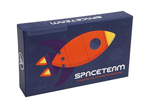 Stellar Factory Spaceteam Cooperative Card Game, 3-6 Players, Ages 12+ | 100% waterproof plastic cards; 5-minute rounds; adjustable difficulty; great icebreaker for parties & team-building.