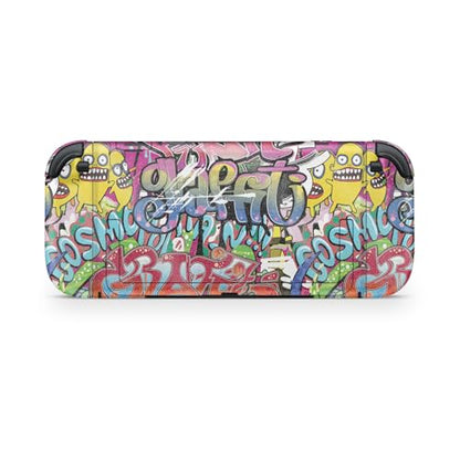 Glossy Glitter Gaming Skin Compatible with Nintendo Switch 2 Console Only - Funky Graffiti - Premium 3M Vinyl Protective Wrap Decal Cover - Easy to Apply | Crafted in The USA by MightySkins - color: Funky Graffiti, size: Switch 2 Console Skin Only, style: