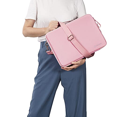 Smatree Hard Shell Carrying Case for 14.2inch Apple MacBookPro 2025/2024 | for 14.2inch APPLE MacBook Pro 2023 A2918,13inch MacBook Air M4 2025/2024/2022,iPad Pro M5 2025/2024/iPad Air M3 2025,Pink - color: Pink