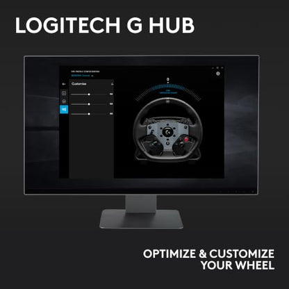 Logitech G PRO Racing Direct Drive Wheel, Hub, & Base for PS5/PS4/PC | Ultra-Realistic Feedback, Magnetic Gear Shift Paddles, Dual Clutch, Button Layout - style: Playstation|PC