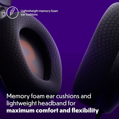 JBL Quantum 100M2 Wired Gaming Headset, Detachable Mic - Black | Memory Foam Ear Cushions And 3.5 Mm Jack Work With PC, PlayStation, Xbox, Nintendo Switch For Immersive PC Gaming Sessions - color: Black