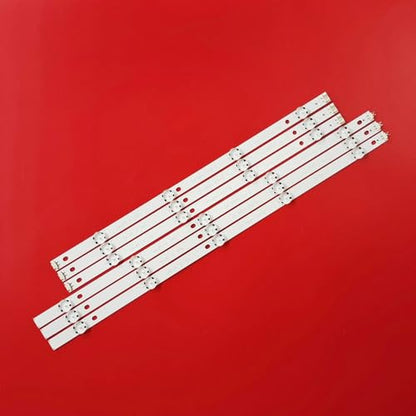 6Pcs/1Set LED Backlight Strip Compatible with LG 49" TV 49UJ630 49LJ614V 49UJ634V 49UJ670 49UJ651V 49UJ701V 17Y 49UJ65_A_27LED